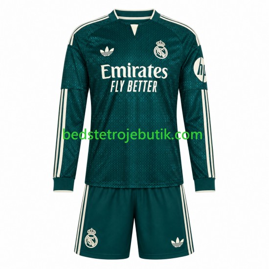Real Madrid Børn Udebane Fodboldtrøje 2026-2027 Langærmet