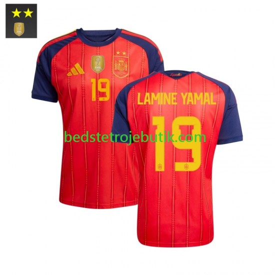 Spanien Lamine Yamal 19 Mænd Hjemmebane Fodboldtrøje 2026-2027 Kortærmet