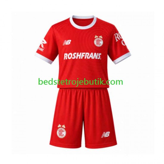 Toluca Børn Hjemmebane Fodboldtrøje 2026-2027 Kortærmet