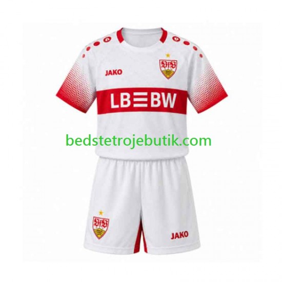VfB Stuttgart Børn Udebane Fodboldtrøje 2026-2027 Kortærmet