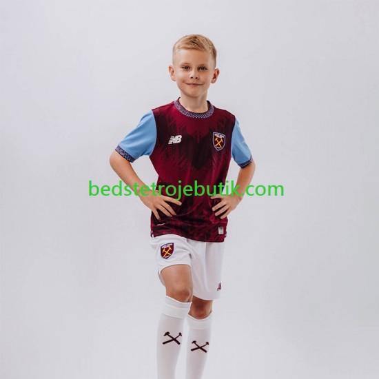 West Ham United Børn Hjemmebane Fodboldtrøje 2026-2027 Kortærmet