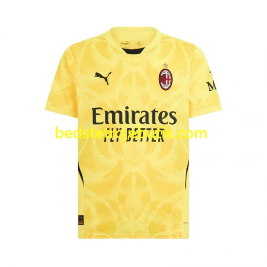 AC Milan Målmand Mænd Udebane Fodboldtrøje 2024-2025 Kortærmet