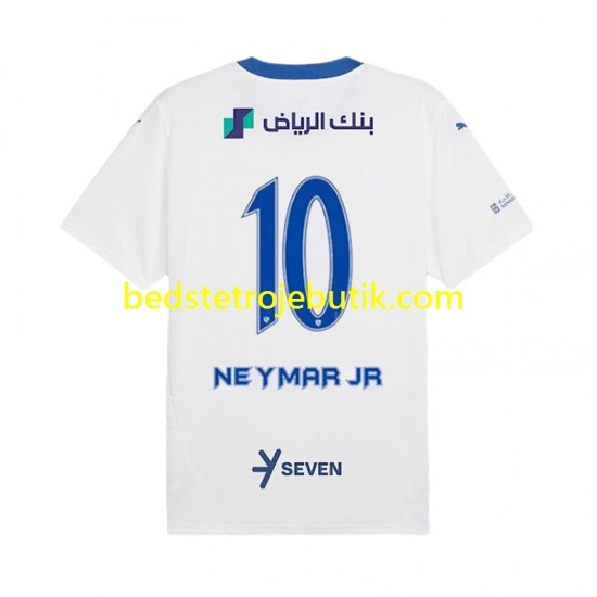 Al Hilal Neymar JR 10 Mænd Udebane Fodboldtrøje 2024-2025 Kortærmet
