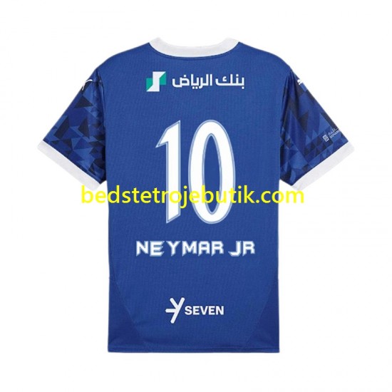 Al Hilal Neymar JR 10 Mænd Hjemmebane Fodboldtrøje 2024-2025 Kortærmet