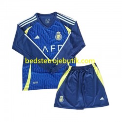 Al Nassr Børn Udebane Fodboldtrøje 2024-2025 Langærmet