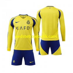 Al Nassr Børn Hjemmebane Fodboldtrøje 2024-2025 Langærmet