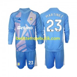 Aston Villa Emiliano Martinez 23 Målmand Børn 3. Valg Fodboldtrøje 2024-2025 Langærmet