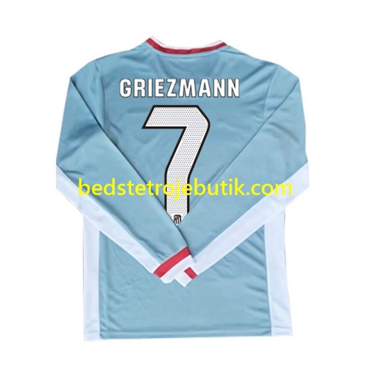 Atlético Madrid Antoine Griezmann 7 Mænd Udebane Fodboldtrøje 2024-2025 Langærmet