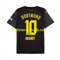 Borussia Dortmund Julian Brandt 10 Mænd Udebane Fodboldtrøje 2024-2025 Kortærmet