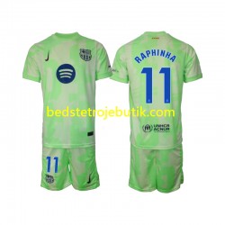 FC Barcelona Raphinha 11 Børn 3. Valg Fodboldtrøje 2024-2025 Kortærmet