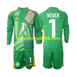 Tyskland Manuel Neuer 1 Målmand Børn 3. Valg Fodboldtrøje 2024-2025 Langærmet