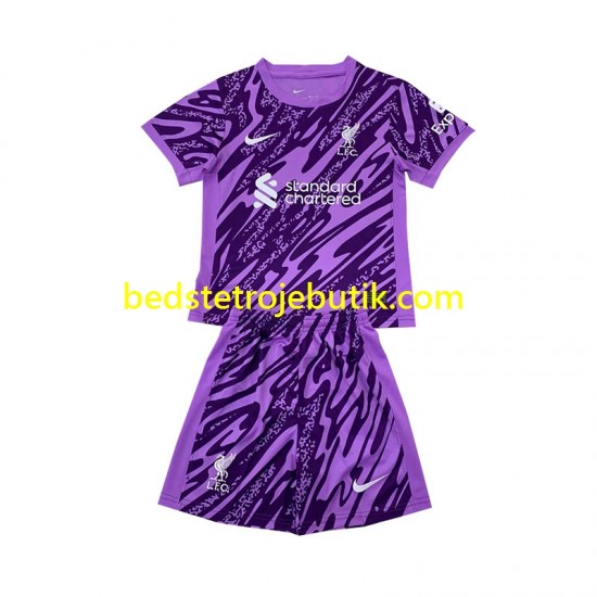 Liverpool Målmand Børn 3. Valg Fodboldtrøje 2024-2025 Kortærmet