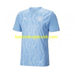 Manchester City Pre-Match Mænd Hjemmebane Fodboldtrøje 2024-2025 Kortærmet