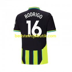 Manchester City RODRIGO 16 Mænd Udebane Fodboldtrøje 2024-2025 Kortærmet