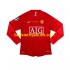 Manchester United Champion League 2007 Retro Mænd Hjemmebane Fodboldtrøje Langærmet