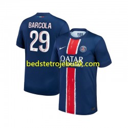 Paris Saint-Germain Bradley Barcola 29 Mænd Hjemmebane Fodboldtrøje 2024-2025 Kortærmet