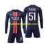 Paris Saint-Germain Pacho 51 Børn Hjemmebane Fodboldtrøje 2024-2025 Langærmet