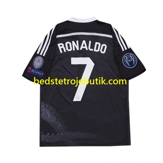 Real Madrid Cristiano Ronaldo 7 2014 Retro Børn 3. Valg Fodboldtrøje Kortærmet