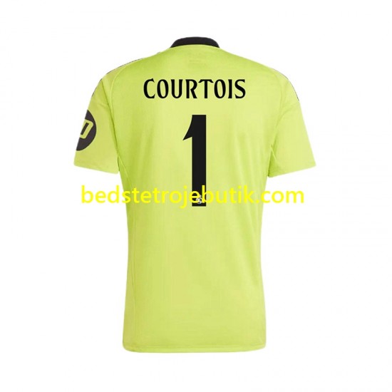 Real Madrid COURTOIS 1 Målmand Mænd 3. Valg Fodboldtrøje 2024-2025 Kortærmet