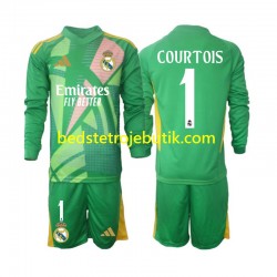 Real Madrid Thibaut Courtois 1 Målmand Børn 3. Valg Fodboldtrøje 2024-2025 Langærmet