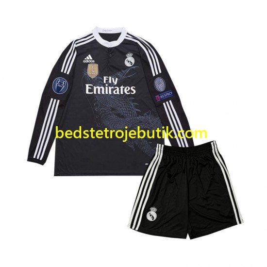 Real Madrid 2014 Retro Børn 3. Valg Fodboldtrøje Langærmet