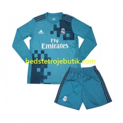 Real Madrid 2017 Retro Børn 3. Valg Fodboldtrøje Langærmet