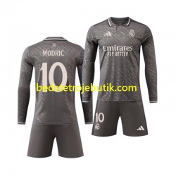Real Madrid Modrić Luka 10 Børn 3. Valg Fodboldtrøje 2024-2025 Langærmet
