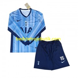 Tottenham Spurs Bergvall 15 Børn Udebane Fodboldtrøje 2024-2025 Langærmet
