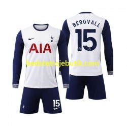 Tottenham Spurs Bergvall 15 Børn Hjemmebane Fodboldtrøje 2024-2025 Langærmet