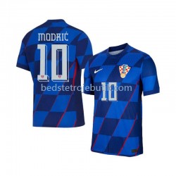 Kroatien Modrić 10 Mænd Udebane Fodboldtrøje Euro 2024 Kortærmet