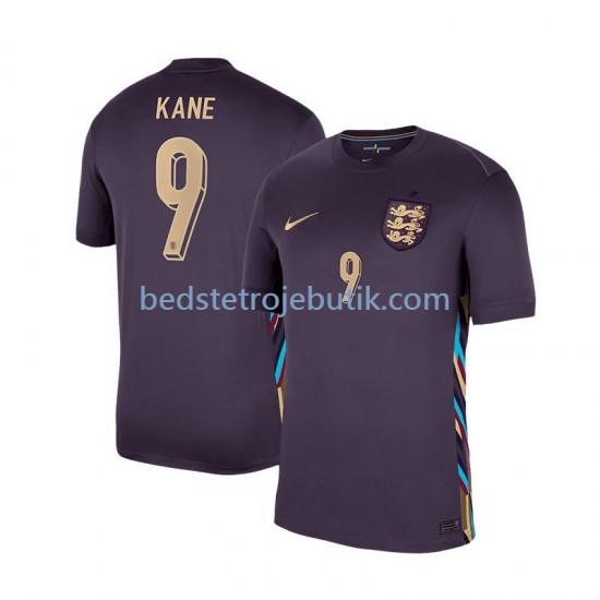 England Harry Kane 9 Mænd Udebane Fodboldtrøje Euro 2024 Kortærmet