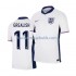 England Jack Grealish 11 Mænd Hjemmebane Fodboldtrøje Euro 2024 Kortærmet