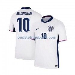 England Jude Bellingham 10 Mænd Hjemmebane Fodboldtrøje Euro 2024 Kortærmet