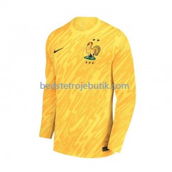 Frankrig Målmand Mænd Hjemmebane Fodboldtrøje Euro 2024 Kortærmet