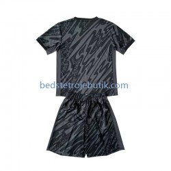 Frankrig Målmand Børn Udebane Fodboldtrøje Euro 2024 Kortærmet