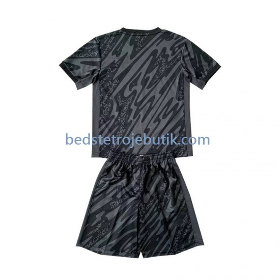 Frankrig Målmand Børn Udebane Fodboldtrøje Euro 2024 Kortærmet