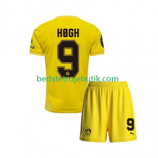 FK Bodø/Glimt Kasper Hogh 9 Børn Hjemmebane Fodboldtrøje 2025 Kortærmet
