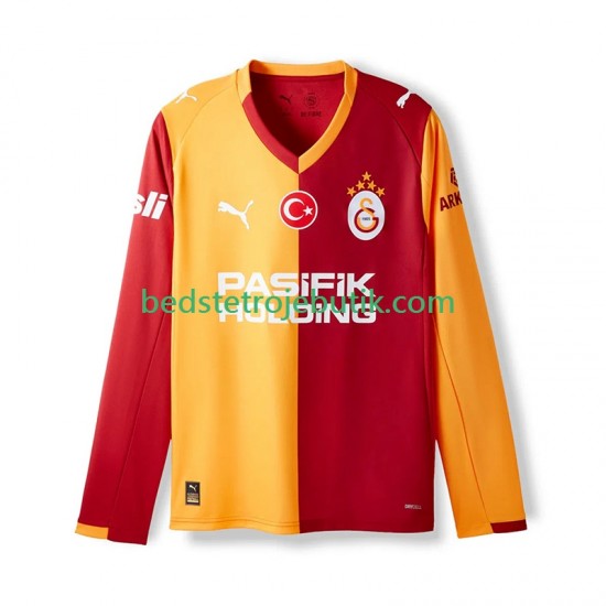Galatasaray Mænd Hjemmebane Fodboldtrøje 2025-2026 Langærmet