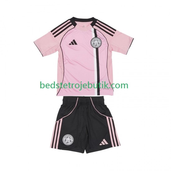 Leicester City Børn 3. Valg Fodboldtrøje 2025-2026 Kortærmet