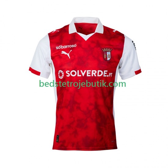 SC Braga Mænd Hjemmebane Fodboldtrøje 2025-2026 Kortærmet