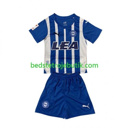 Deportivo Alaves Børn Hjemmebane Fodboldtrøje 2023-2024 Kortærmet