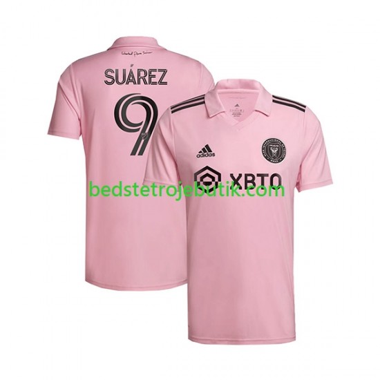 Inter Miami Suárez Luis 9 Mænd Hjemmebane Fodboldtrøje 2023-2024 Kortærmet