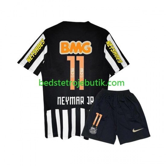 Santos FC Neymar JR 11 -2012 Retro Børn Udebane Fodboldtrøje 2011 Kortærmet