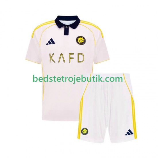 Al Nassr Børn 3. Valg Fodboldtrøje 2025-2026 Kortærmet