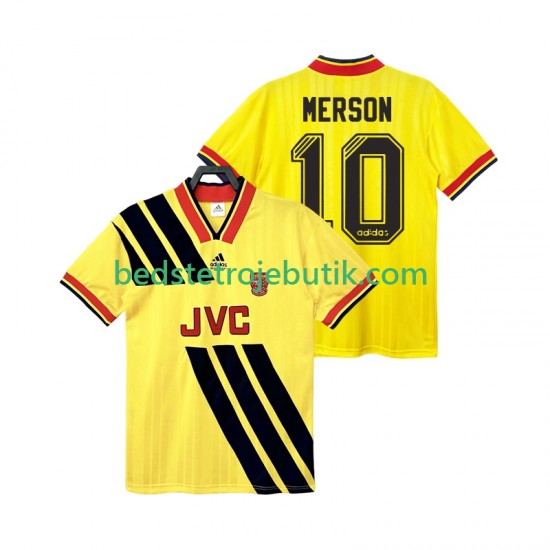 Arsenal MERSON 10 1993 1994 Retro Mænd Udebane Fodboldtrøje Kortærmet