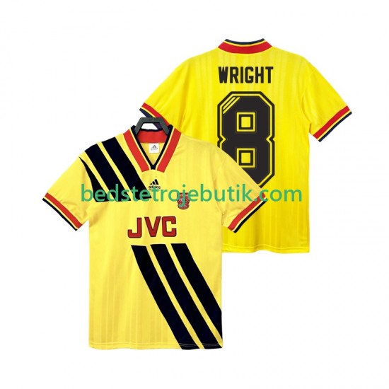 Arsenal WRIGHT 8 1993 1994 Retro Mænd Udebane Fodboldtrøje Kortærmet