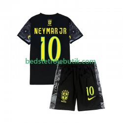 Brasilien Neymar JR 10 Cheist the Redeemer Football Shirts Børn Hjemmebane 2024 Kortærmet