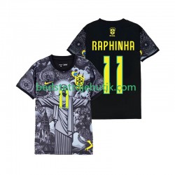 Brasilien RAPHINHA 11 Cheist the Redeemer Mænd Hjemmebane Fodboldtrøje 2024 Kortærmet