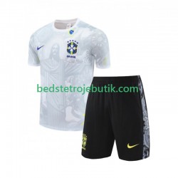 Brasilien Special JESUS Football Shirts Børn Hjemmebane 2024-2025 Kortærmet