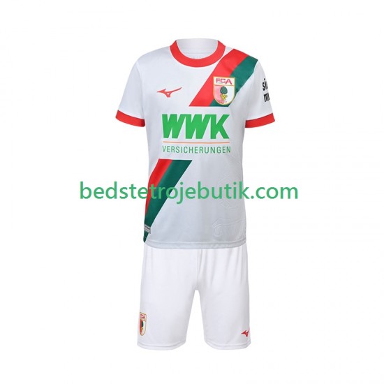 FC Augsburg Børn Hjemmebane Fodboldtrøje 2025-2026 Kortærmet
